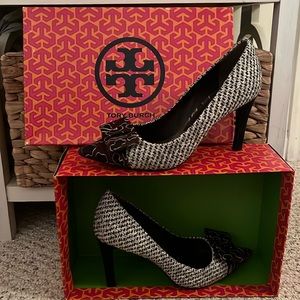 Tory Burch Brown/Leopard Combo